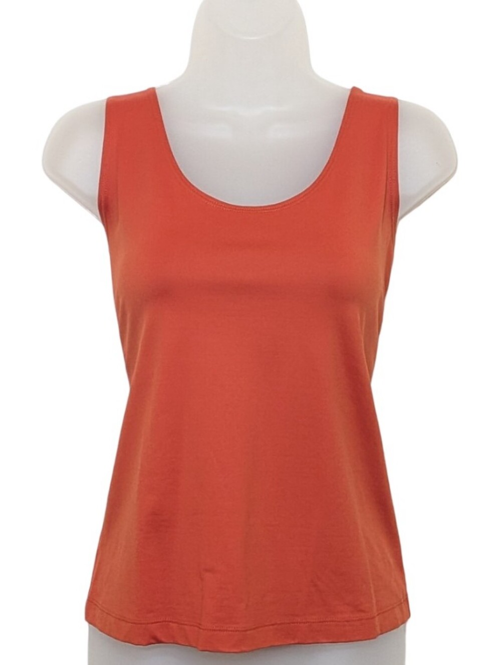 Chico's | Sleeveless Scoop Neck Tank | Burnt  Orange | Casual | Summer | Chic